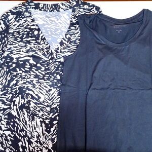 NWOT! 2pc Set Stretch Jersey 3/4 Sleeve Cardigan with Sleeveless Top - Zebra. XS